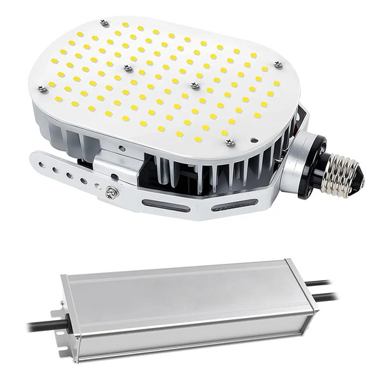 75W-LED Shoebox Retrofit Kit Lights-E39/E26 Base-150-250W MH/HPS Equivalent. Great for Street Shoebox Lamp. Flood Lights. High Bay and etc-10.800 Lumens-ETL+DLC Listed