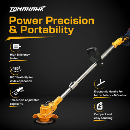 12V 750W Cordless Brush Cutter w/ Blades