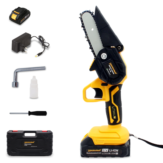 Cordless Chainsaw - 4 Inch. 21 Volt. 1.5Ah - TCS-401