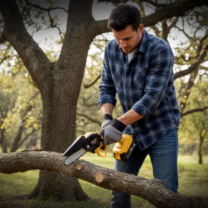 Cordless Chainsaw - 4 Inch. 21 Volt. 1.5Ah - TCS-401