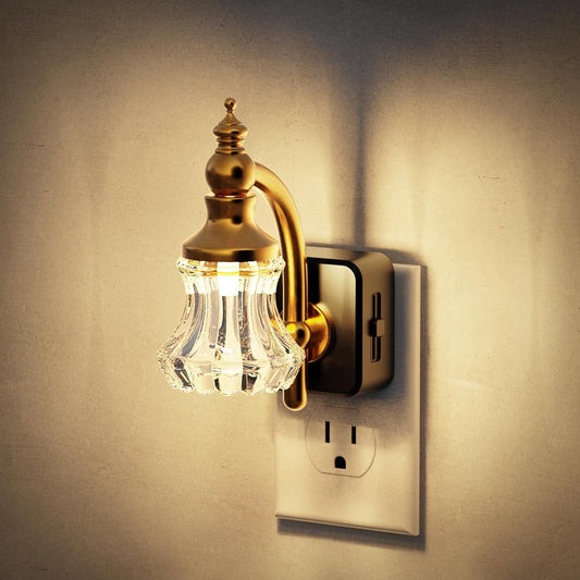 Plug-in Night Light Floral Style (Down)