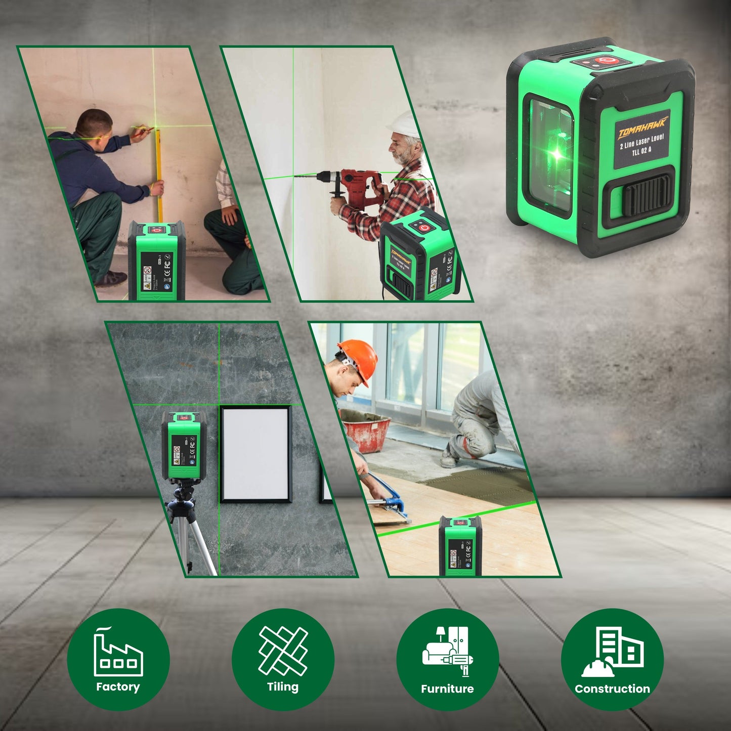 2 Line Laser Level TLLC02