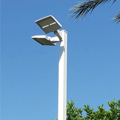 150W White LED Parking Lot Light-21.000 Lumens-AC 100~277V-300W Metal Halide Equivalent-5000K-DLC UL Listed