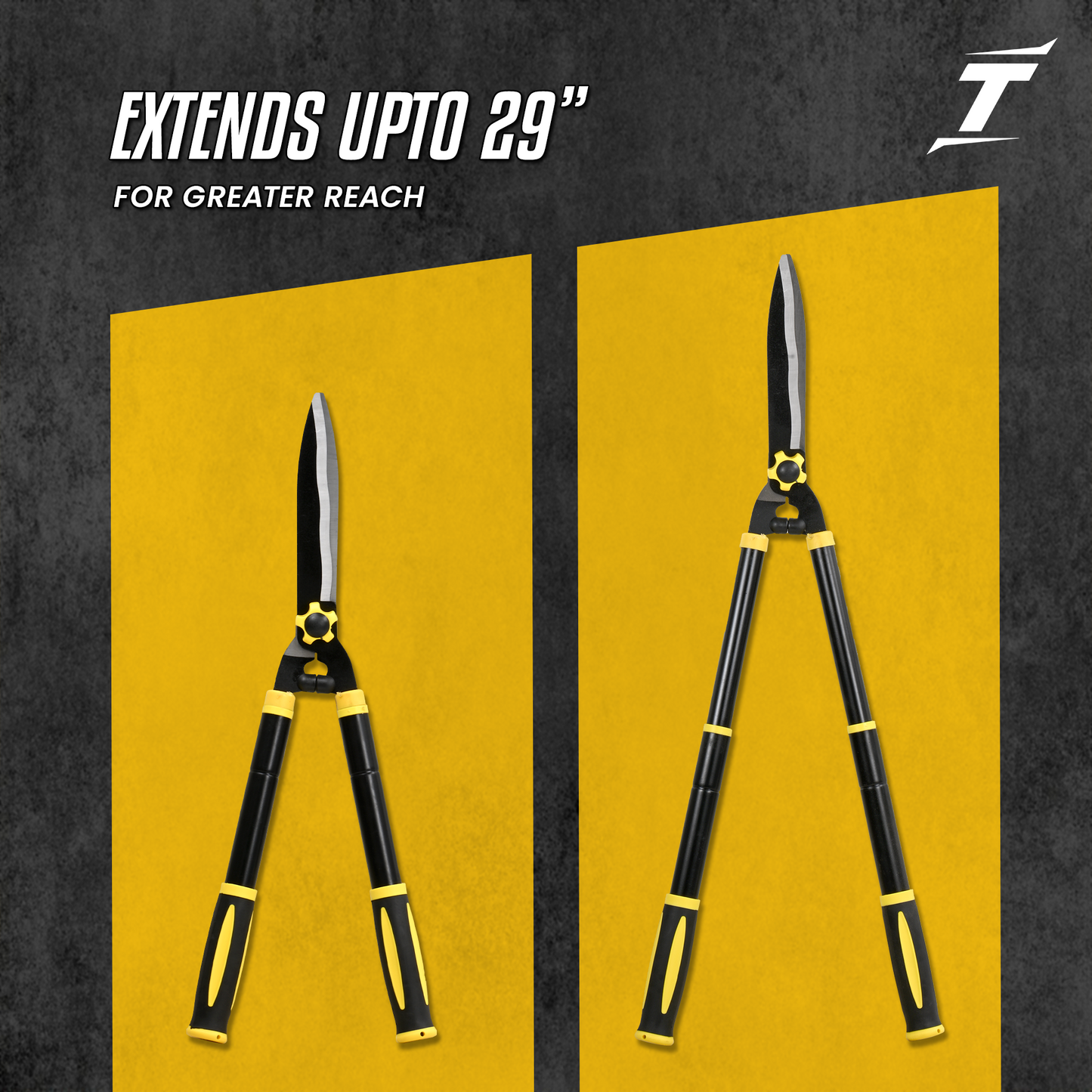 29 Telescopic Hedge Shear w/ High-Carbon Steel Blades