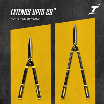 29 Telescopic Hedge Shear w/ High-Carbon Steel Blades