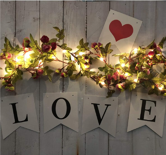 Rose Flower Fairy Lights