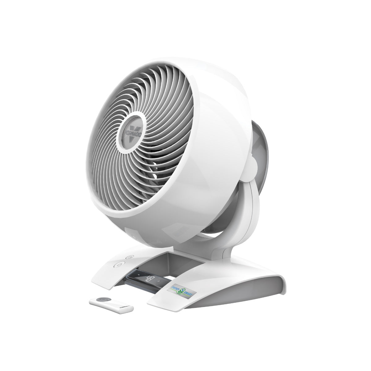 [CLIMATE VOUCHER $400] Vornado Energy Smart™ Air Circulator – Remote Control. Vortex Action. DC motor. Oscillation. Timer. 99-Speed. white. 6303DC