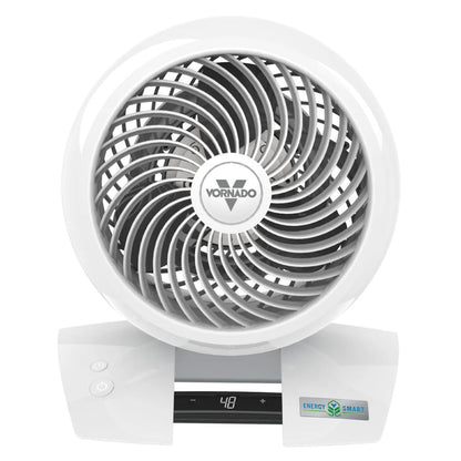 [CLIMATE VOUCHER $400] Vornado Energy Smart™ Air Circulator – Remote Control. Vortex Action. DC motor. Oscillation. Timer. 99-Speed. white. 6303DC