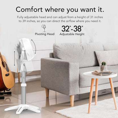 [CLIMATE VOUCHER $400] Vornado Energy Smart™ Air Circulator Fan. Vortex Action. DC motor. Oscillation. Timer. Variable Speed instead (683DC)