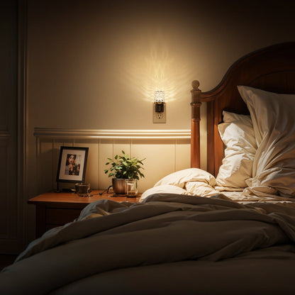 Plug-in Night Light Crystal Diamond Style