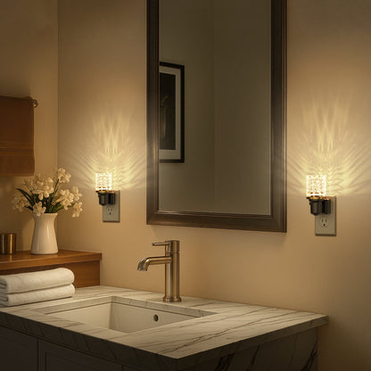 Plug-in Night Light Crystal Diamond Style