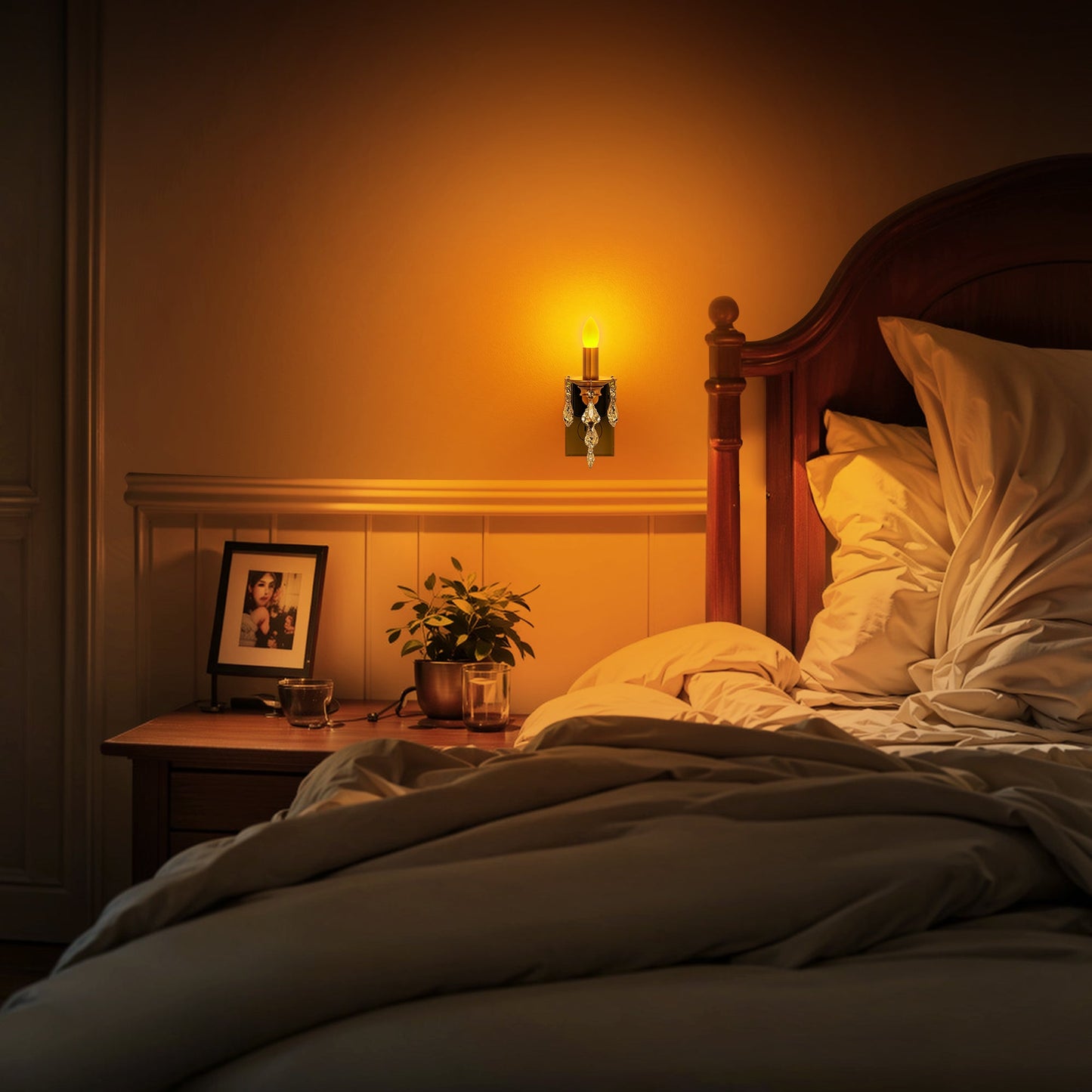 Plug-in Night Light Flameless Candle Style