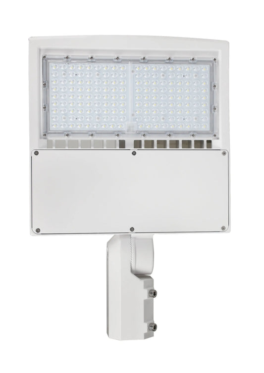 150W White LED Parking Lot Light-21.000 Lumens-AC 100~277V-300W Metal Halide Equivalent-5000K-DLC UL Listed