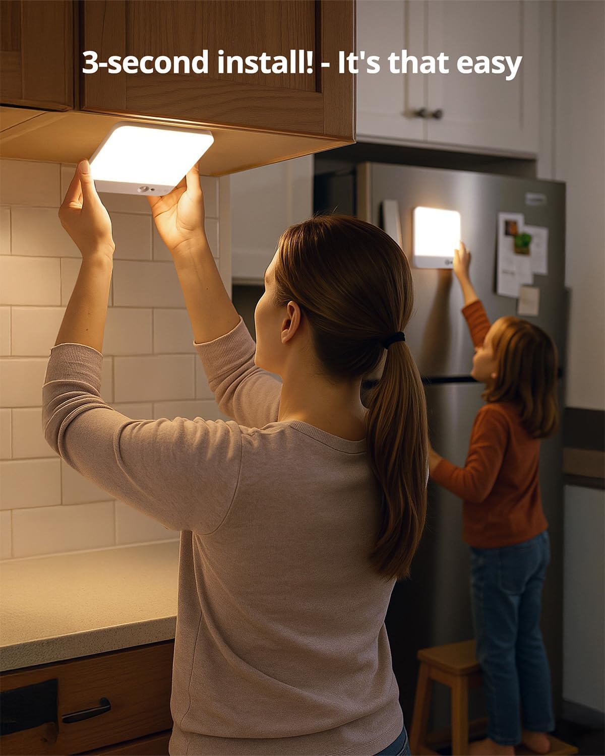 Battery Operated Motion Sensor Ceiling Light – USB Rechargeable Wireless LED with Remote for Shed. Garage & Porch
