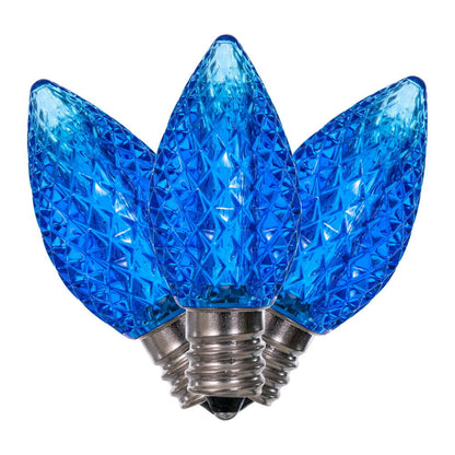 LED C7 - Transparant Faceted Bulb - Steady