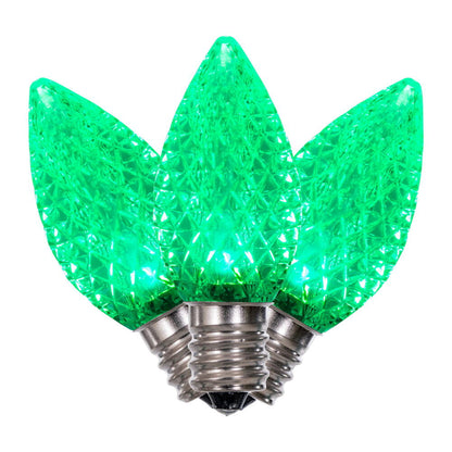 LED C7 - Transparant Faceted Bulb - Steady