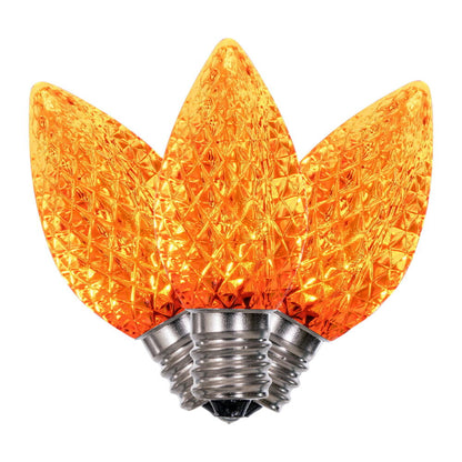 LED C7 - Transparant Faceted Bulb - Steady