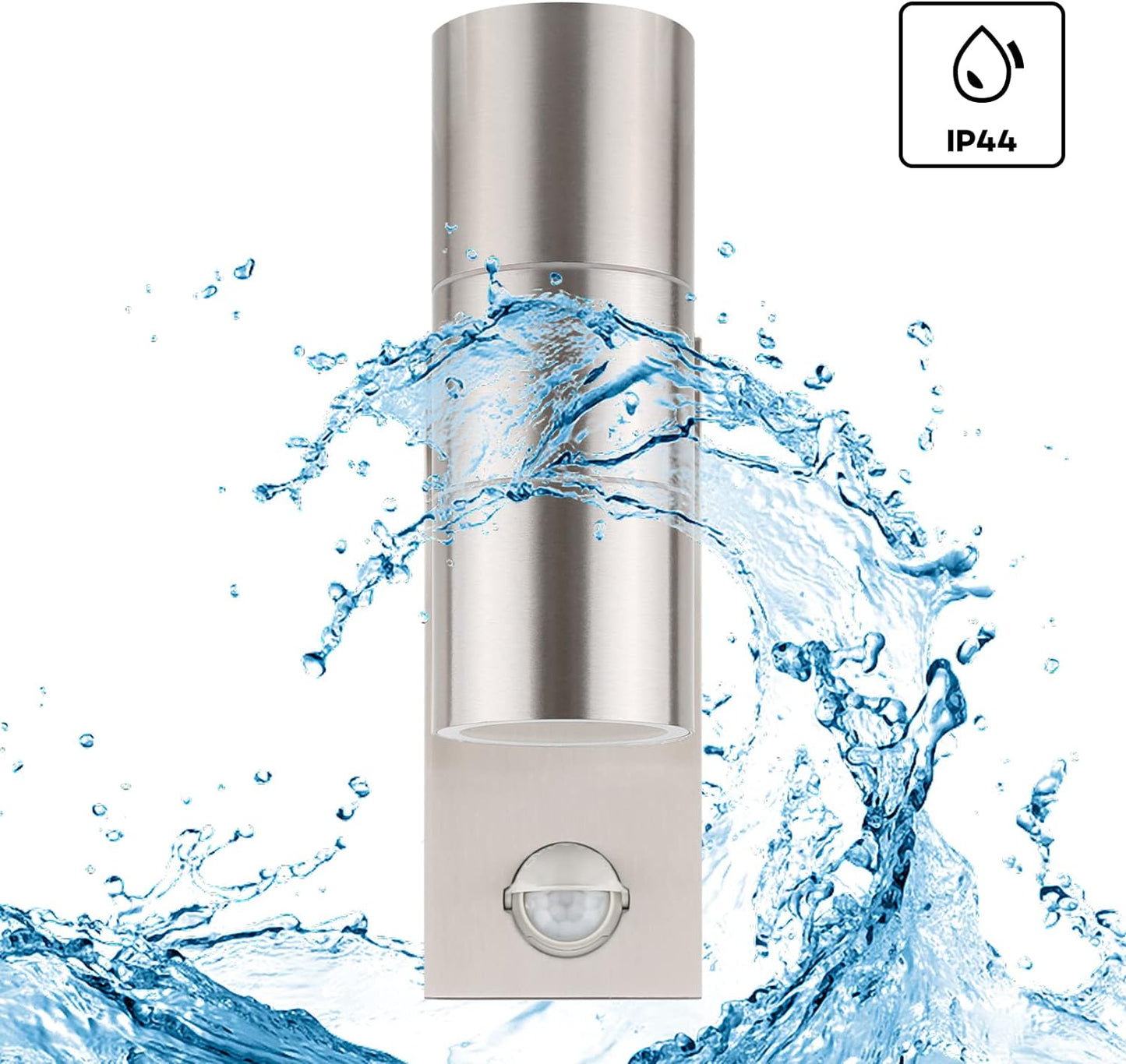 Stainless Steel Up Down Motion Sensor Wall Lights