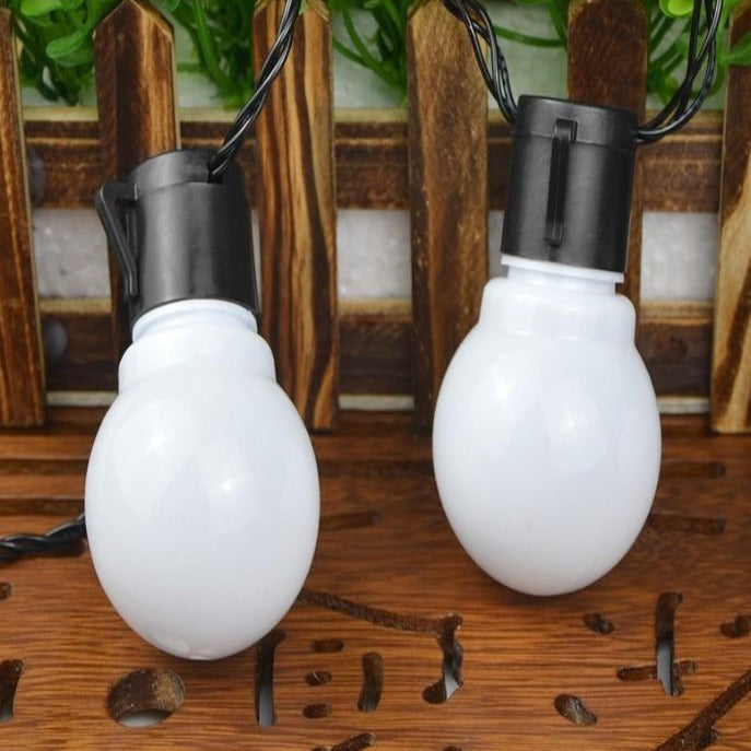 Guirlande solaire  20 Ampoule lumineuses (Blanc/Claire)