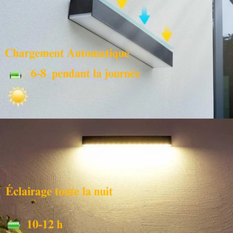 Applique exterieur led solaire