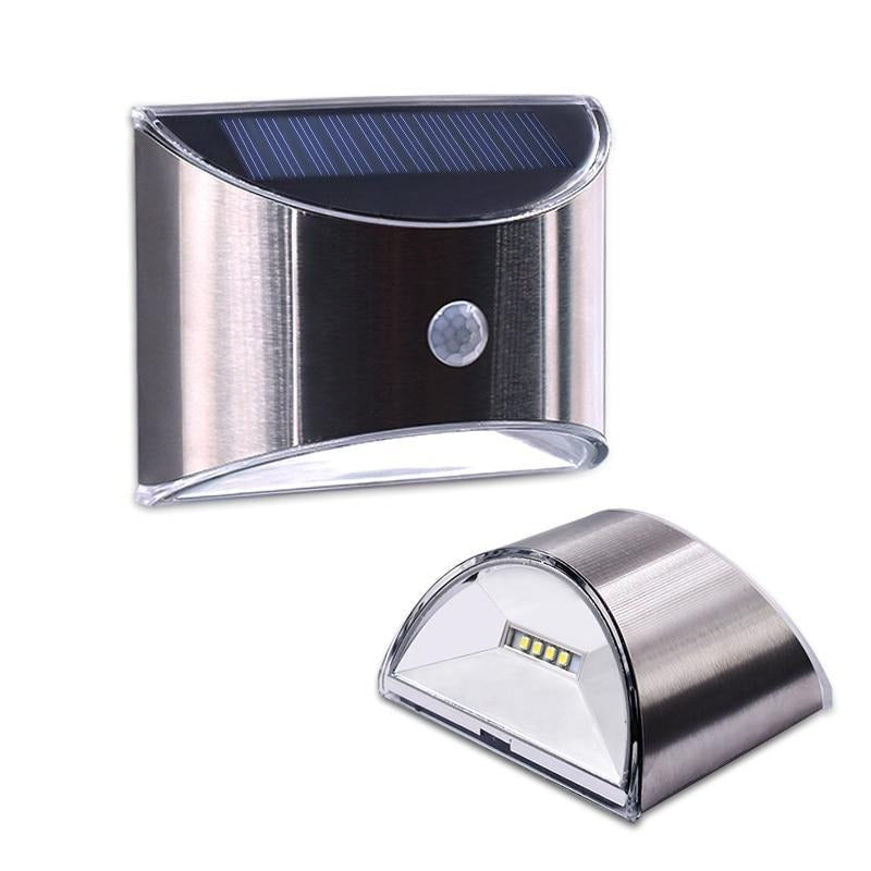 Applique murale solaire détecteur LED en Inox