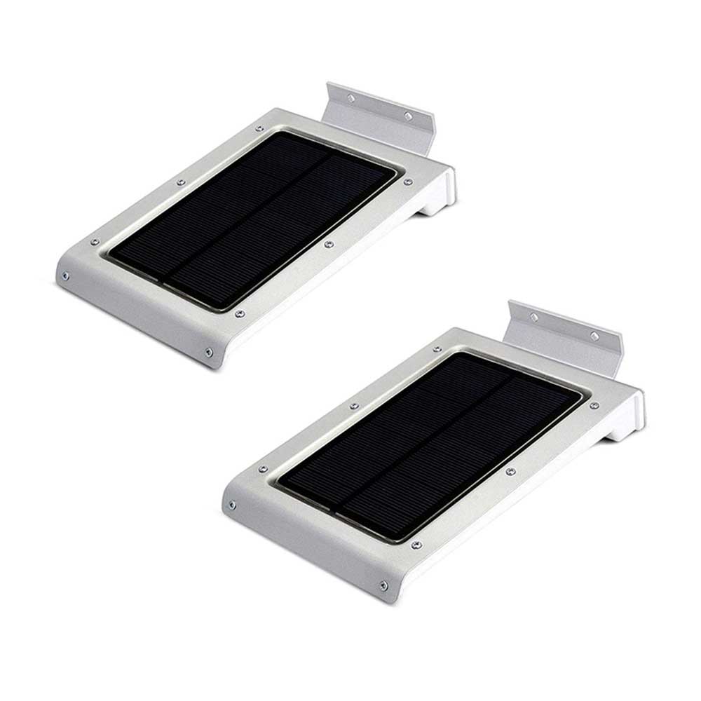 Applique murale solaire Double Veilleuse en Alu