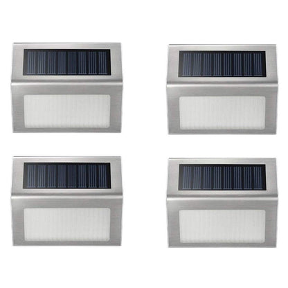 Applique Murale Solaire <br> Lampe Acier Inox