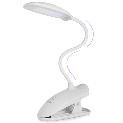 8W Clip-on 3 Brightness Rechargeable Book Lights