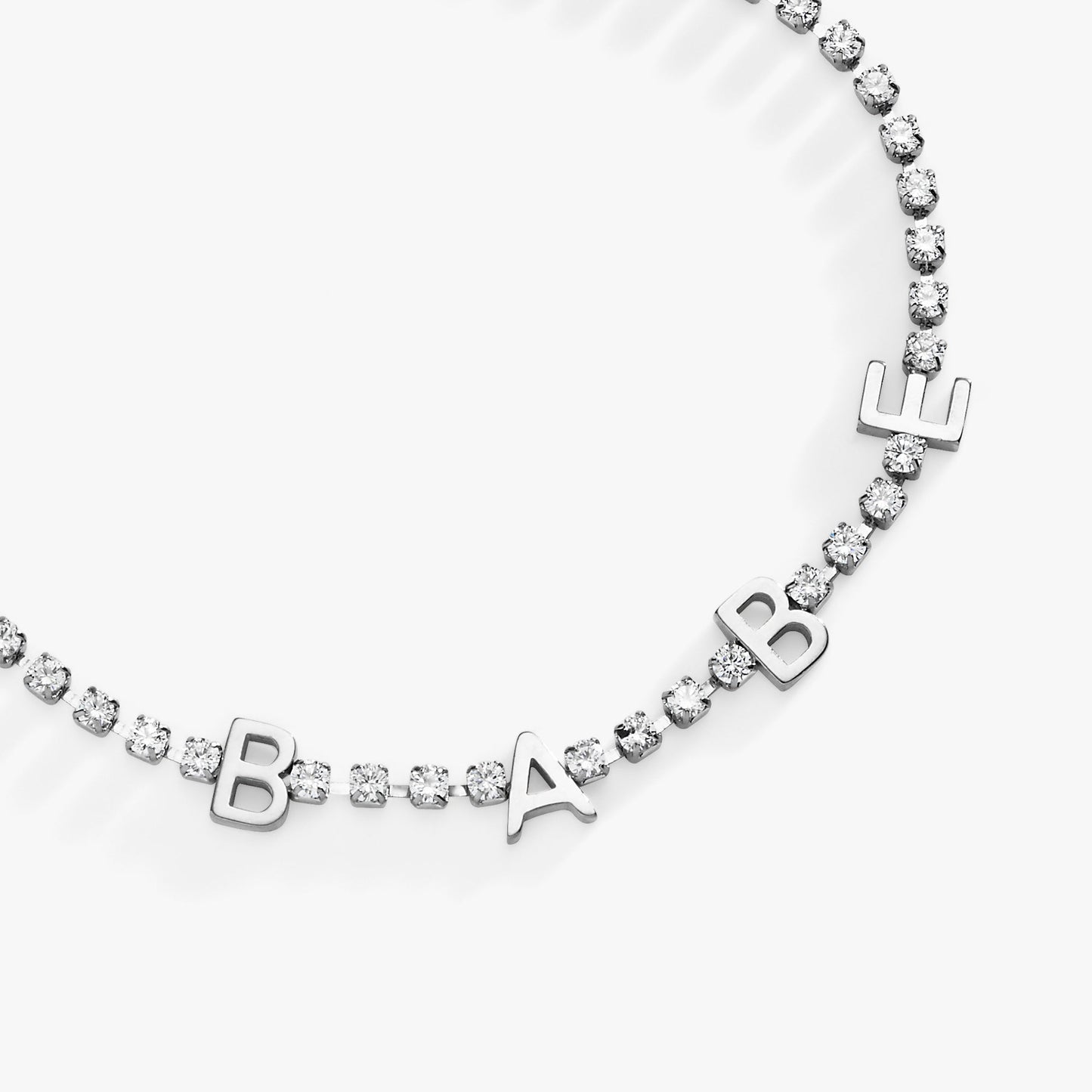 Babe Crystal Tennis Bracelet