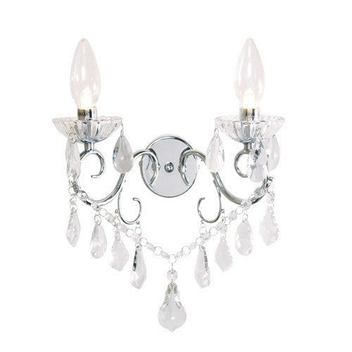 Vela 2 Light IP44 Bathroom Wall Light
