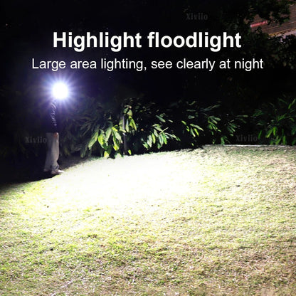Portable Solar Rechargeable Strong Light Emergency Light Solar Floodlight Hanging