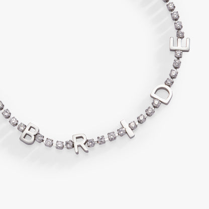 Bride Crystal Tennis Bracelet