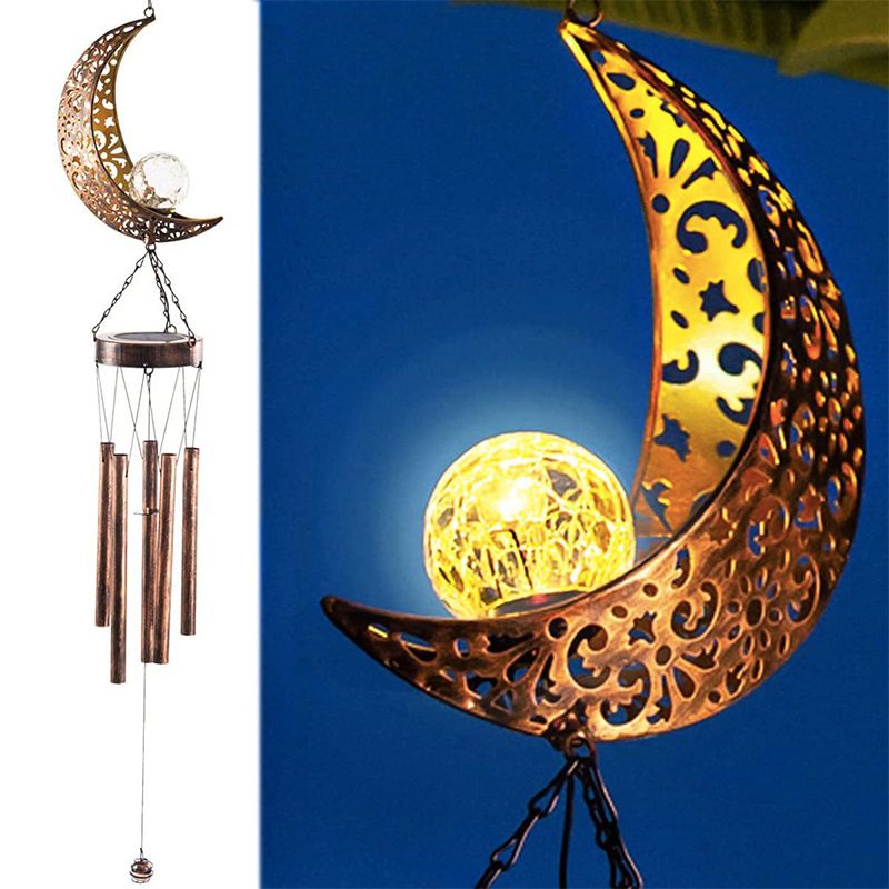 Carillon solaire exterieur lune