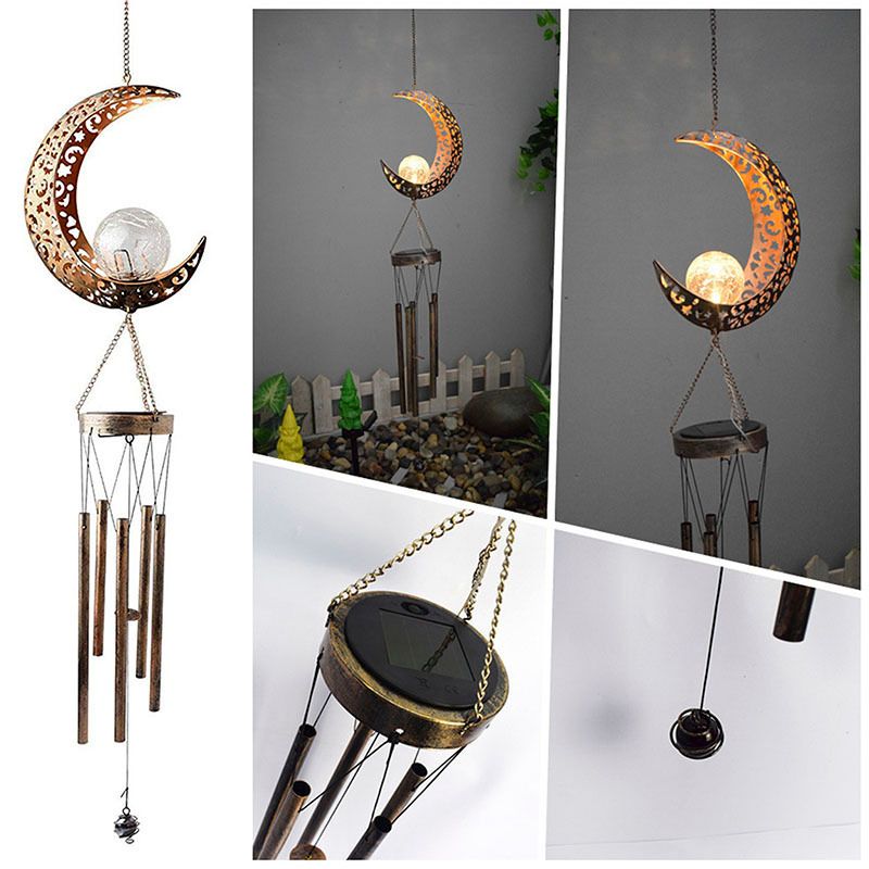 Carillon solaire exterieur lune