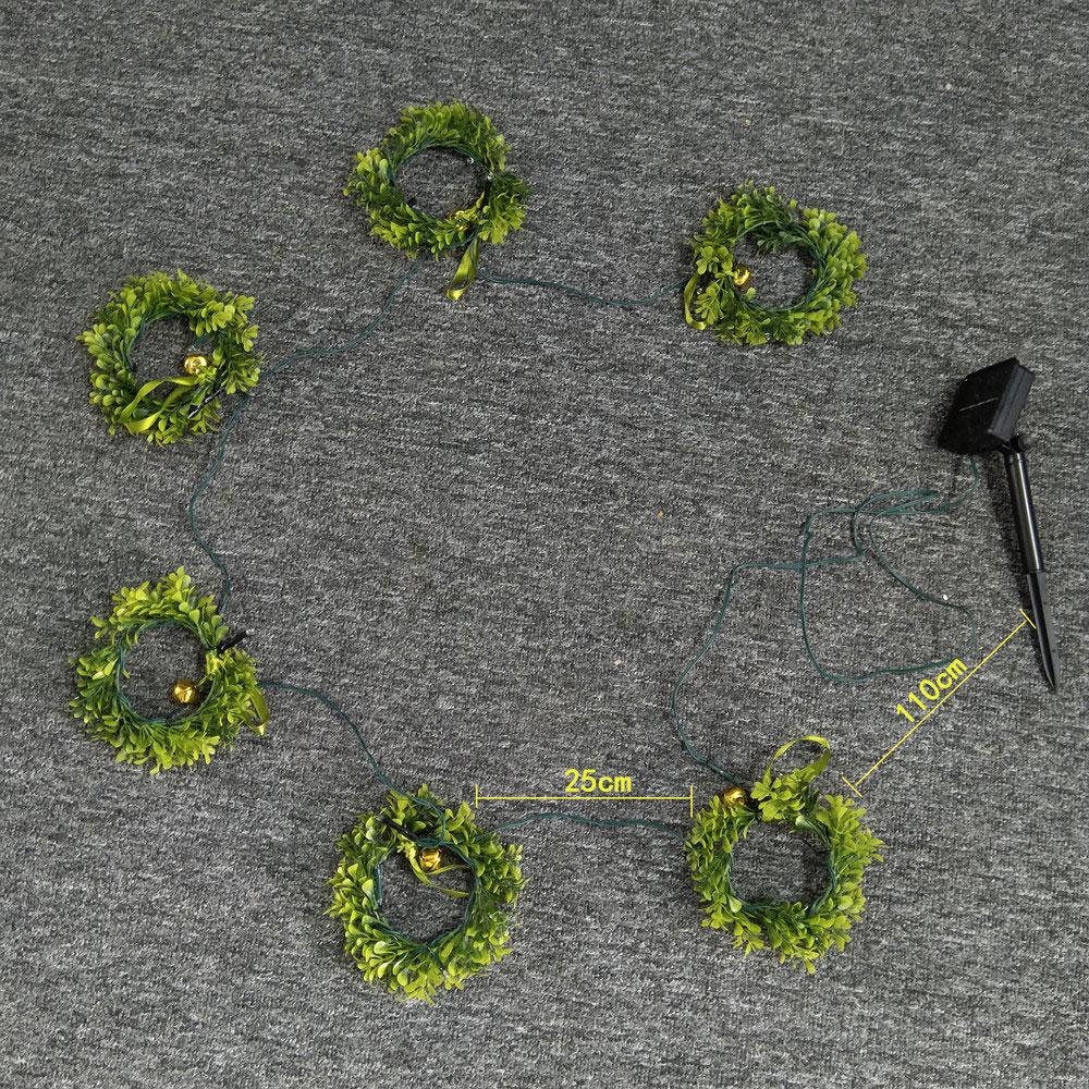 Guirlande Solaire <br> Couronne de Noel