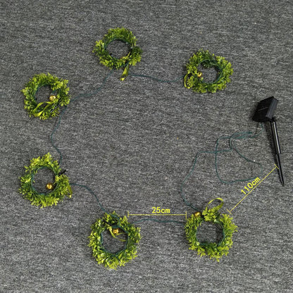 Guirlande Solaire <br> Couronne de Noel