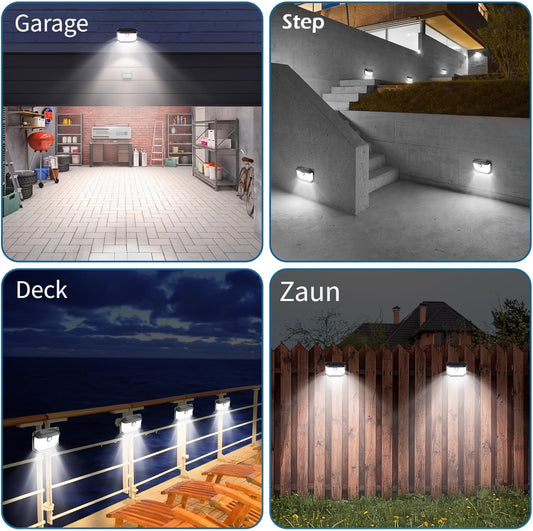 LED Solar Wall Lights 2 Pack