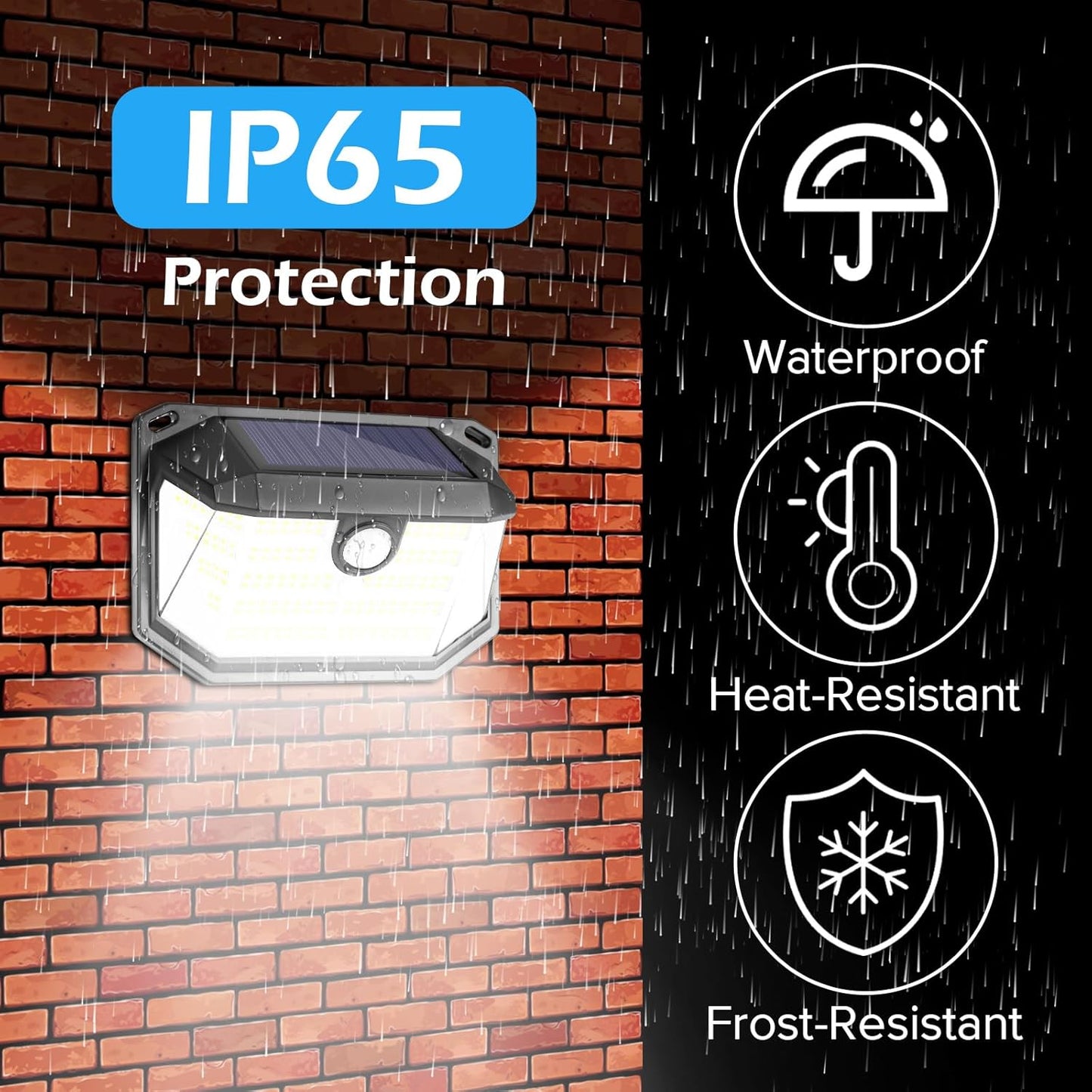 LED Solar Wall Lights 2 Pack