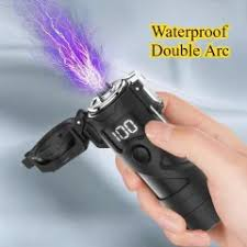 Waterproof Electric Lighter With LED Flashlight