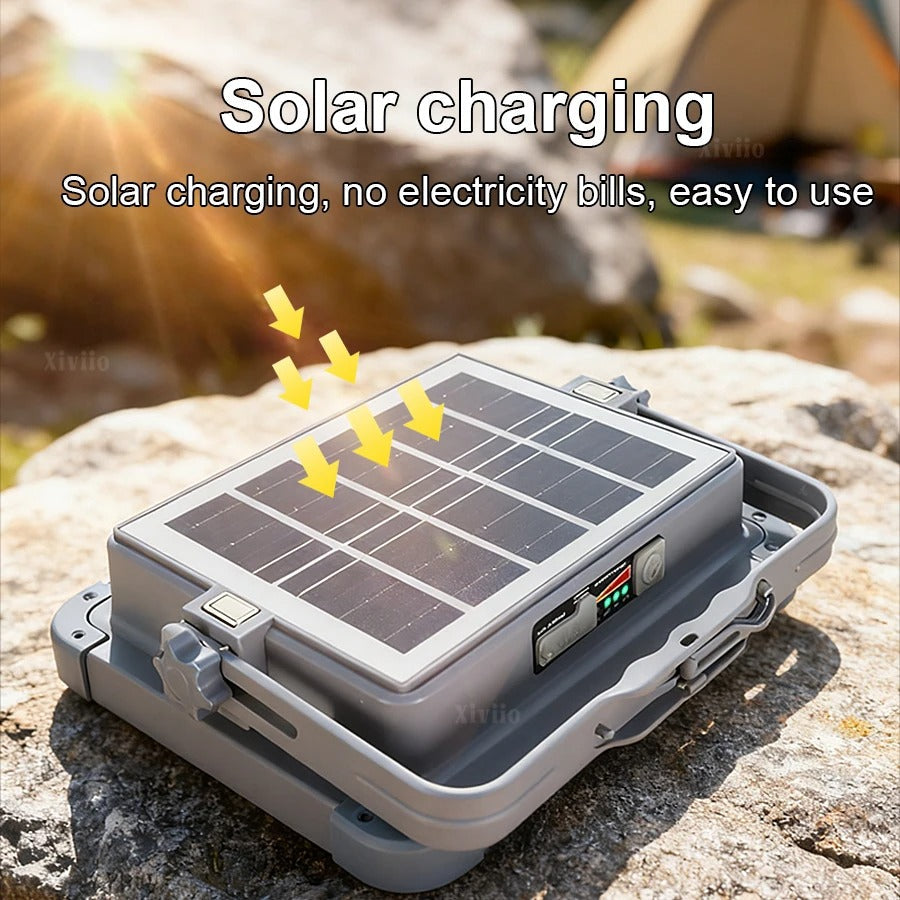 Portable Solar Rechargeable Strong Light Emergency Light Solar Floodlight Hanging