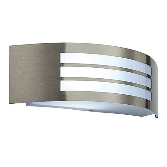 Cameo Slot 9.2 Watt IP44 LED Stainless Steel Wall Light