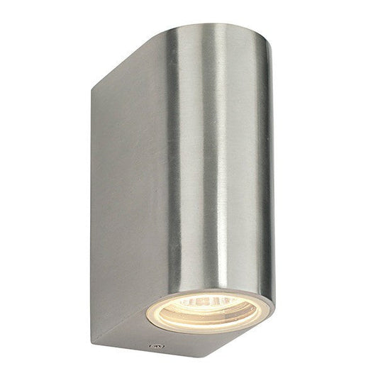 Doron 35 Watt GU10 IP44 Stainless Steel Up/Down Wall Light