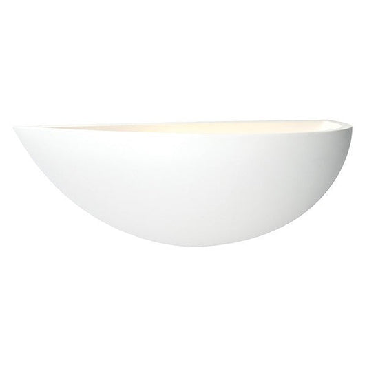 Mini Crescent 40 Watt Plaster Wall Light