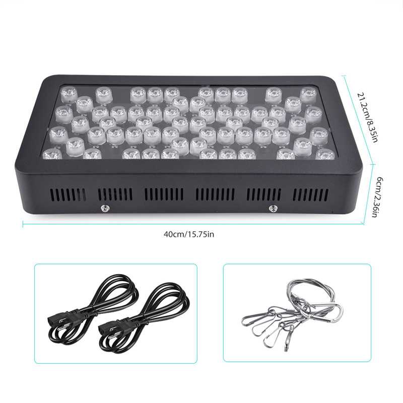 Dimmable Full Spectrum Fish Aquarium Grow Lights(US Plug)