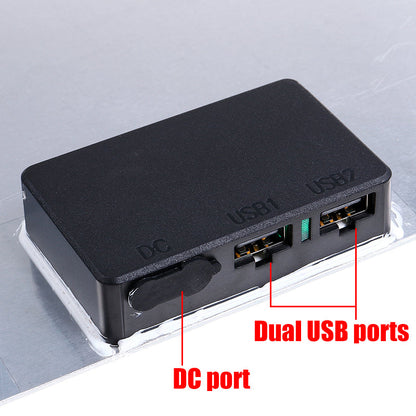 50W 12/5V Portable Solar Panel Dual USB For Car RV Battery Charge