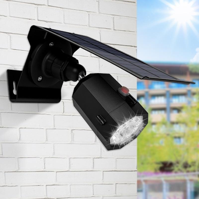 Lampe solaire jardin Projecteur à détection mouvement