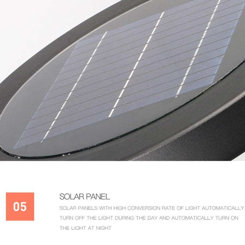 Lampe solaire design Plaque de luxe pour jardin (Alu)
