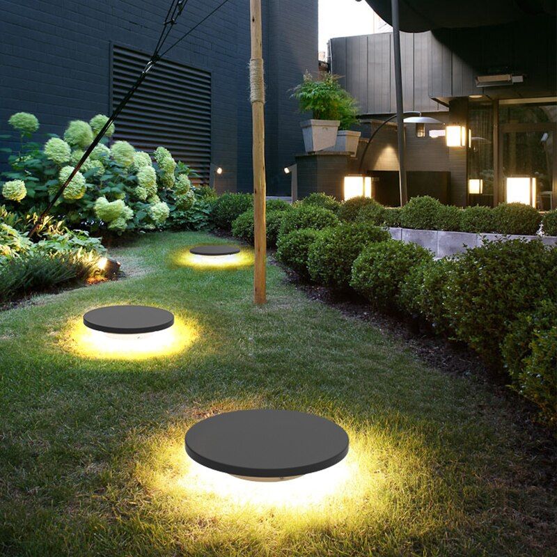 Lampe solaire design Plaque de luxe pour jardin (Alu)