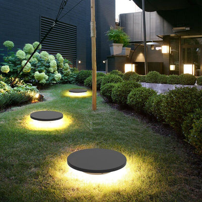 Lampe solaire design Plaque de luxe pour jardin (Alu)