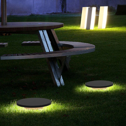 Lampe solaire design Plaque de luxe pour jardin (Alu)